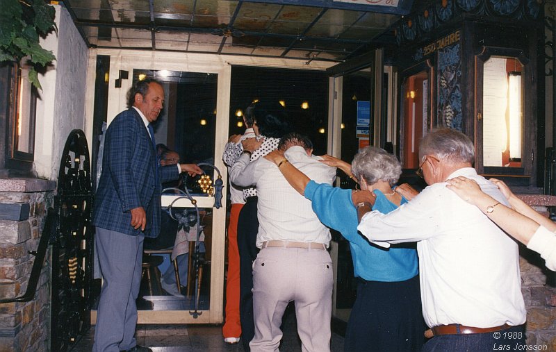 By car from Stockholm in Sweden to Germany and Austria, 1988