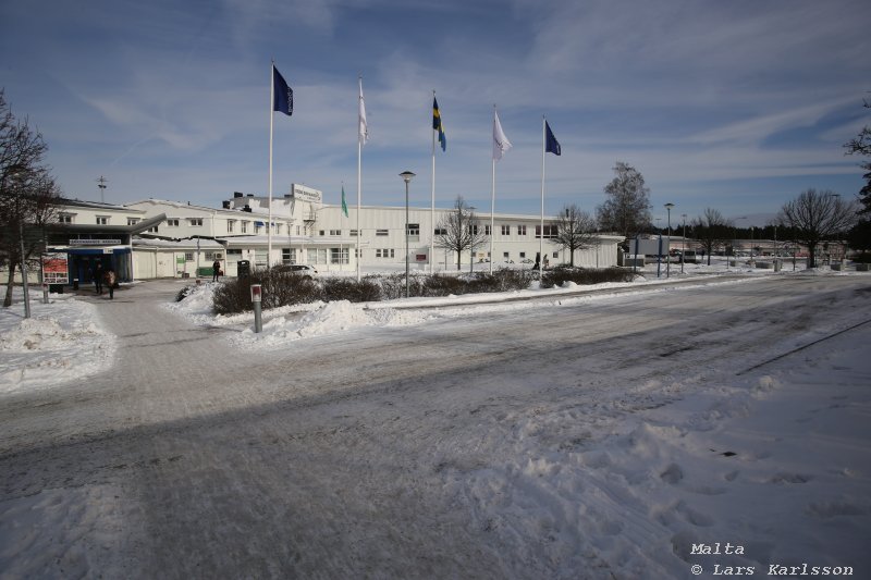 A cold Sweden, Skavsta airport