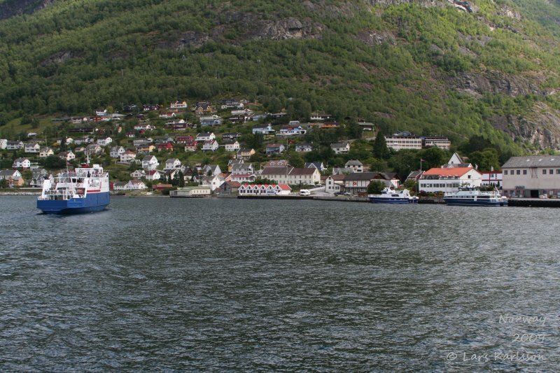 Cruise on fjords of Norway, Sognefjorden, Aurlandsfjorden, Flåm