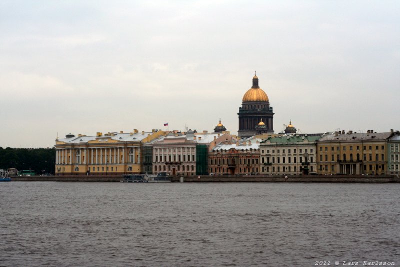 To St Petersburg by cruise, Russia, 2011