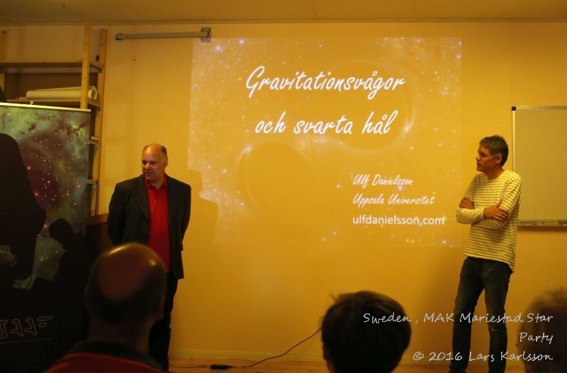 Ulf Danielsson talk about gravitation waves