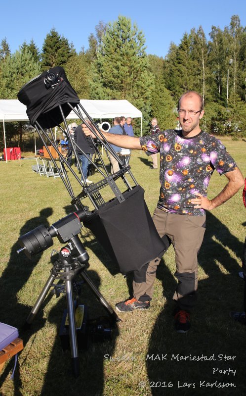 Christoffer's new telescope
