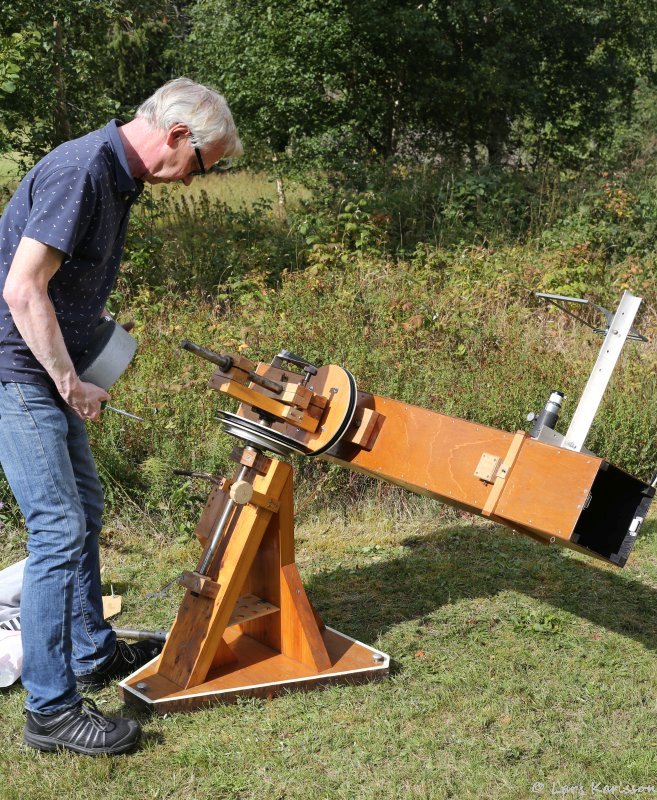 Newton telescope by R. Schöldström