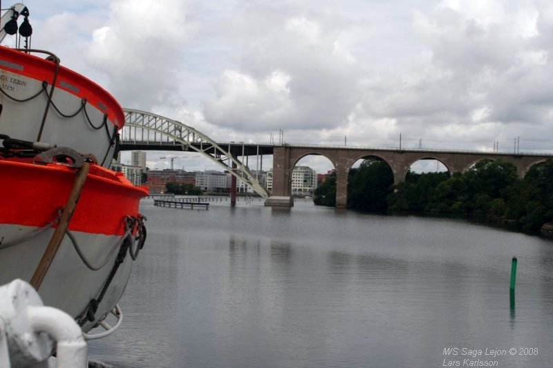 A cruise with M/S Saga Lejon, from Stockholm to Nyköping, 2008