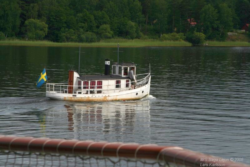 A cruise with M/S Saga Lejon, from Stockholm to Nyköping, 2008