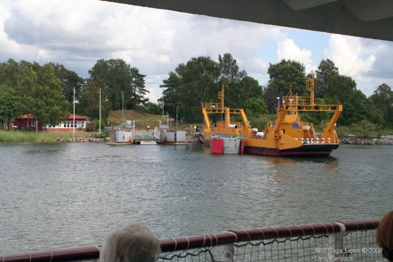 A cruise with M/S Saga Lejon, from Stockholm to Nyköping, 2008