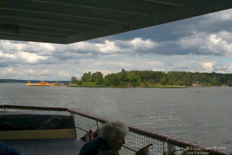 A cruise with M/S Saga Lejon, from Stockholm to Nyköping, 2008