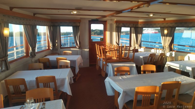 A dinner cruise with S/S Stockholm in Stockholm archipelago, 2025
