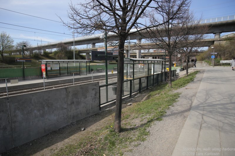 Walks along Stockholm City's harbors: From Årstadal to Eriksdal, 2019