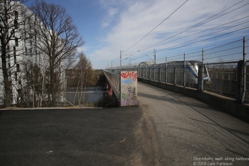 Walks along Stockholm City's harbors: From Årstadal to Eriksdal, 2019