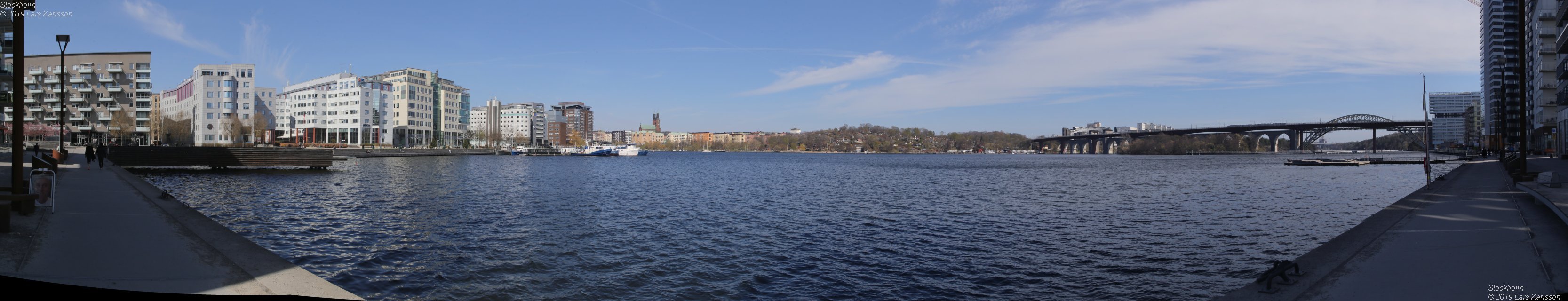 Walks along Stockholm City's harbors: From Årstadal to Eriksdal, 2019