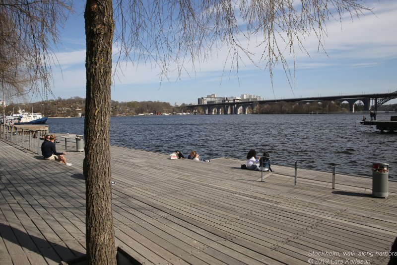 Walks along Stockholm City's harbors: From Årstadal to Eriksdal, 2019