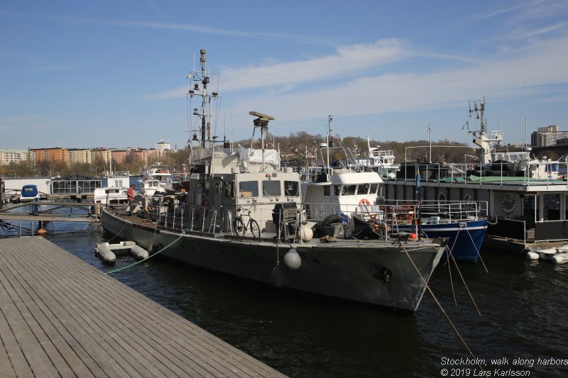 Walks along Stockholm City's harbors: From Årstadal to Eriksdal, 2019