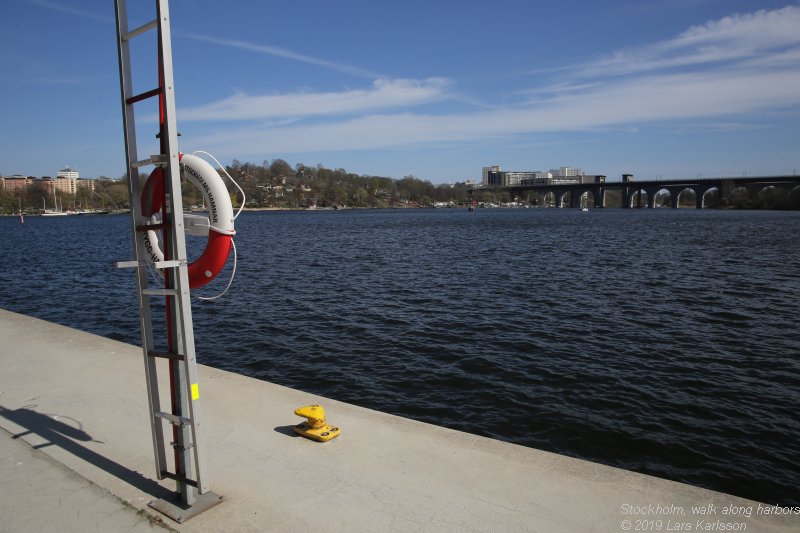 Walks along Stockholm City's harbors: From Årstadal to Eriksdal, 2019