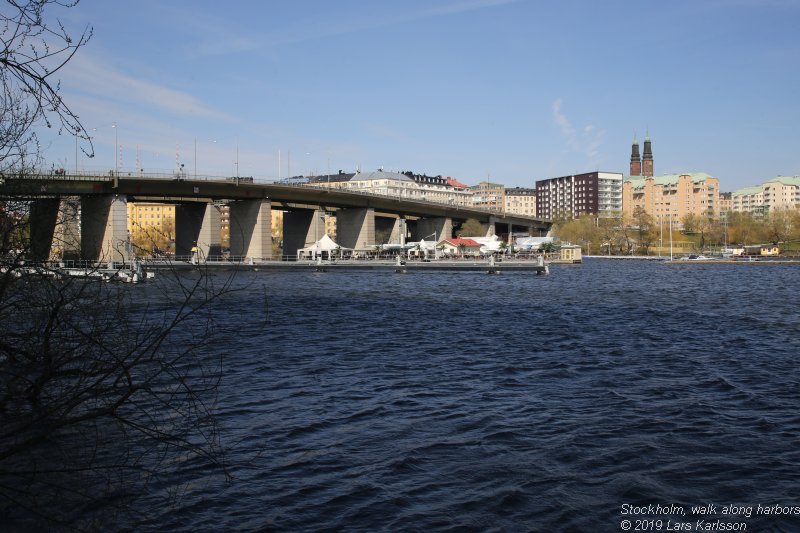 Walks along Stockholm City's harbors: From Årstadal to Eriksdal, 2019