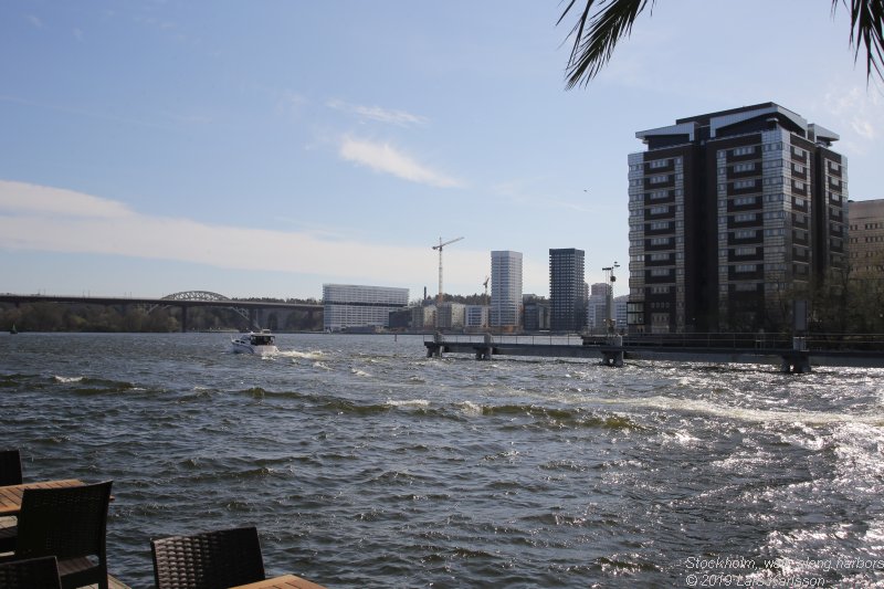 Walks along Stockholm City's harbors: From Årstadal to Eriksdal, 2019