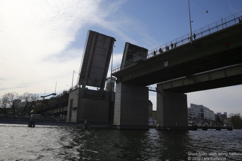 Walks along Stockholm City's harbors: From Årstadal to Eriksdal, 2019