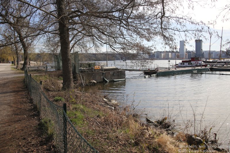 Walks along Stockholm City's harbors: From Årstadal to Eriksdal, 2019