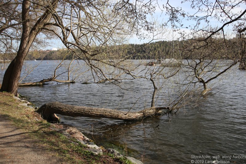 Walks along Stockholm City's harbors: From Årstadal to Eriksdal, 2019