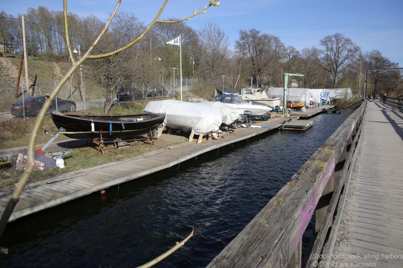 Walks along Stockholm City's harbors: From Årstadal to Eriksdal, 2019