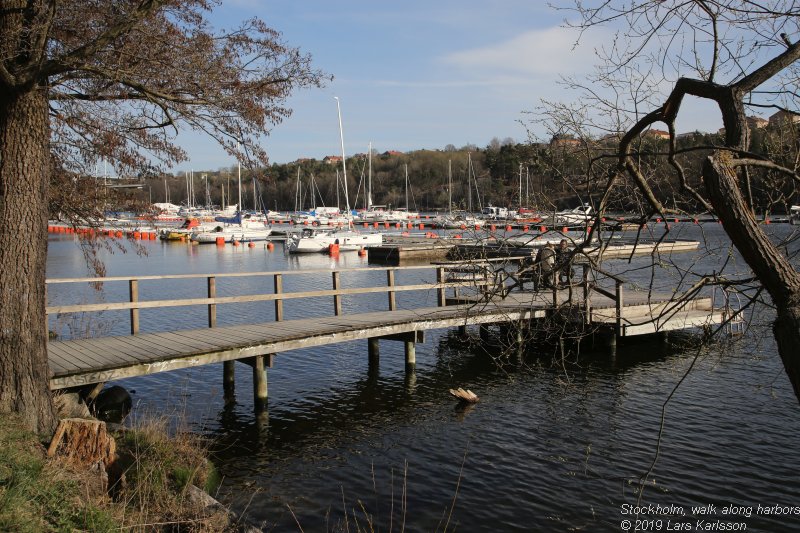 Walks along Stockholm City's harbors: From Årstadal to Eriksdal, 2019