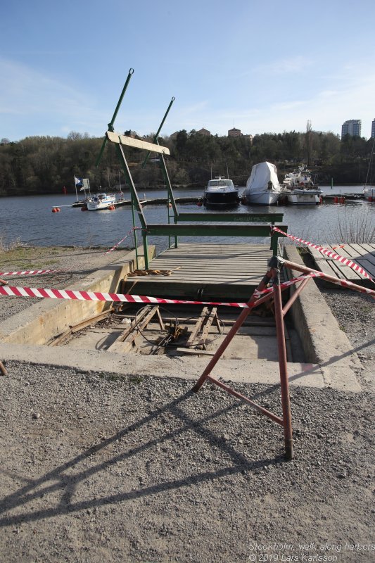 Walks along Stockholm City's harbors: From Årstadal to Eriksdal, 2019