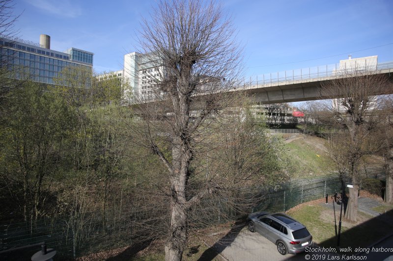 Walks along Stockholm City's harbors: From Årstadal to Eriksdal, 2019