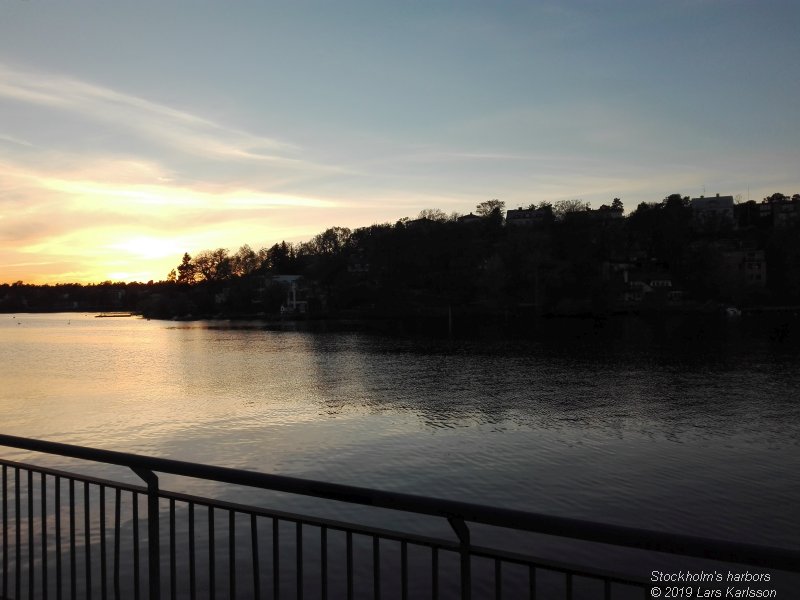 Walks along Stockholm City's harbors: From Slussen to Liljeholmen, 2019