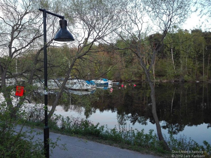 Walks along Stockholm City's harbors: From Slussen to Liljeholmen, 2019