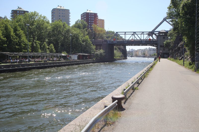 Walks along Stockholm City's harbors: From Fåfängan to Slussen, 2019