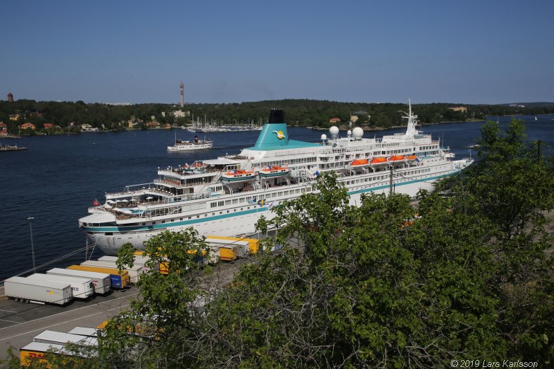 Walks along Stockholm City's harbors: From Fåfängan to Slussen, 2019