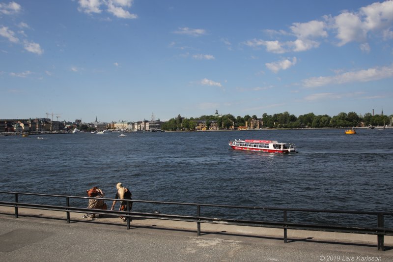 Walks along Stockholm City's harbors: From Fåfängan to Slussen, 2019