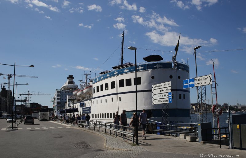 Walks along Stockholm City's harbors: From Fåfängan to Slussen, 2019