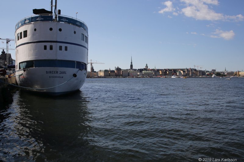 Walks along Stockholm City's harbors: From Fåfängan to Slussen, 2019