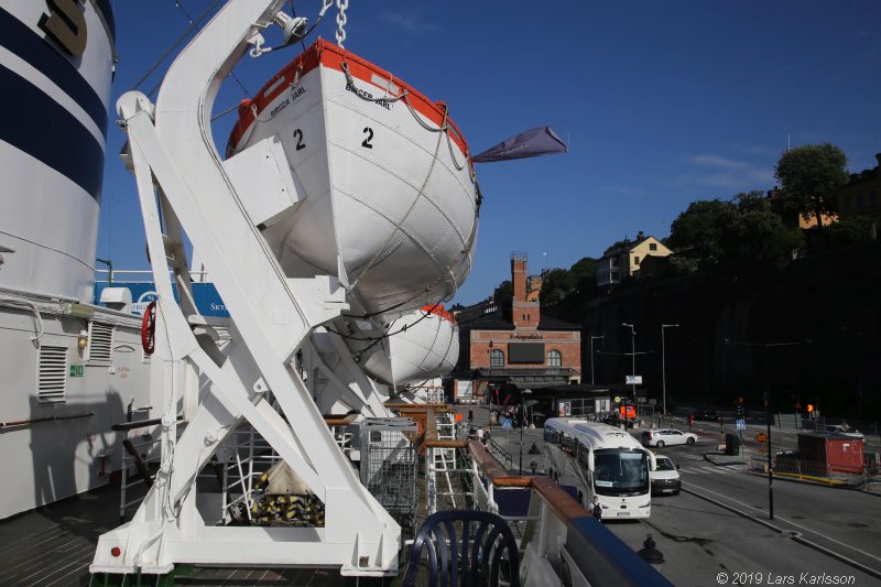 Walks along Stockholm City's harbors: From Fåfängan to Slussen, 2019