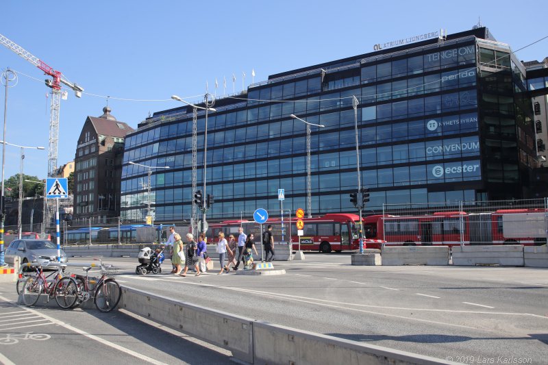 Walks along Stockholm City's harbors: From Fåfängan to Slussen, 2019