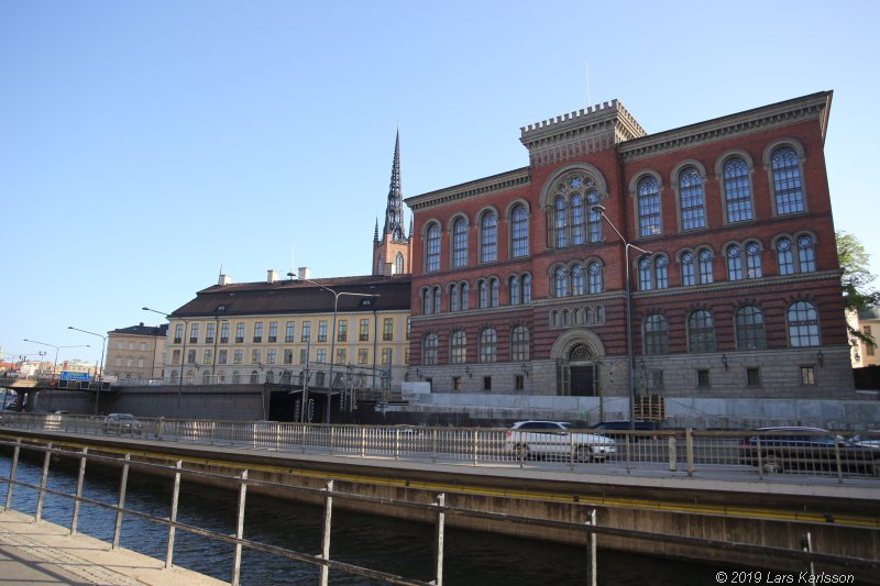 Walks along Stockholm City's harbors: Around Gamla Stan, Old Town, 2019