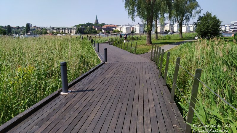 Walks along Stockholm City's harbors: Southern Hammarby lake, 2021
