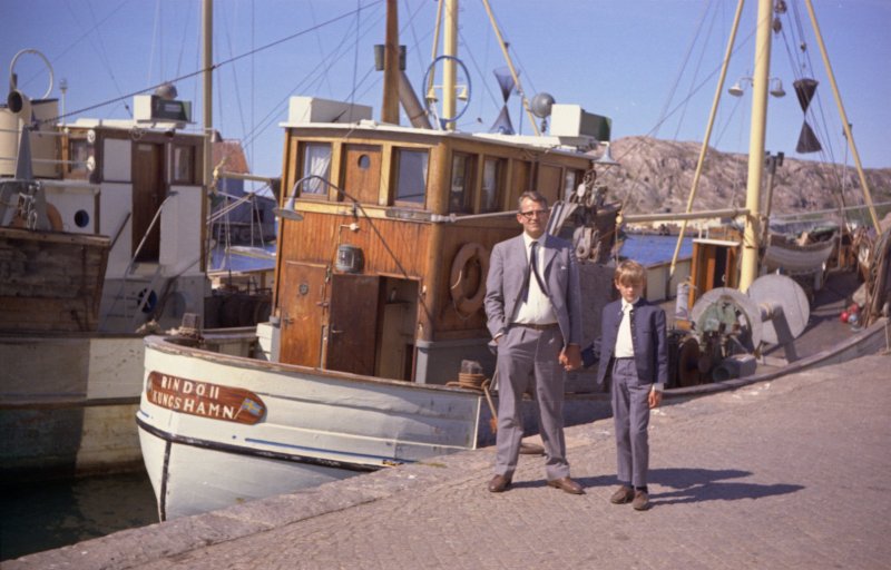 Kungshamn vid hamnen år 1968
