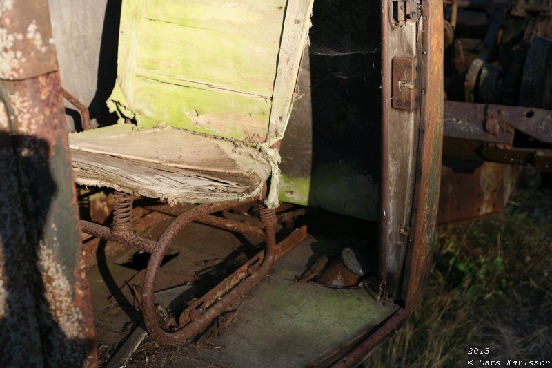 The abandoned truck in the forest, 2013