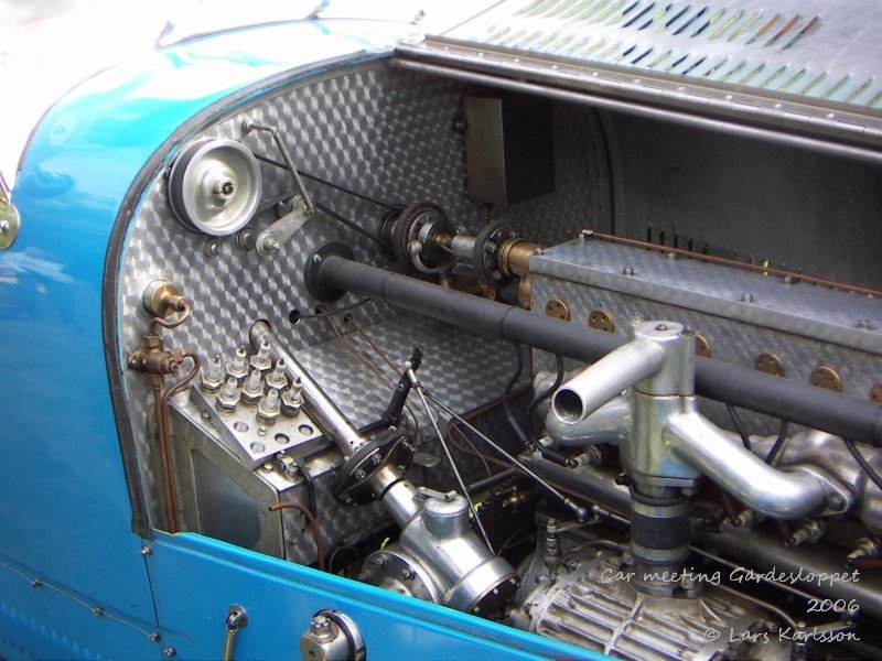 Bugatti, engine details, 1930s