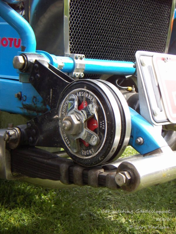 Bugatti mechanical shock absorbers, 1930s