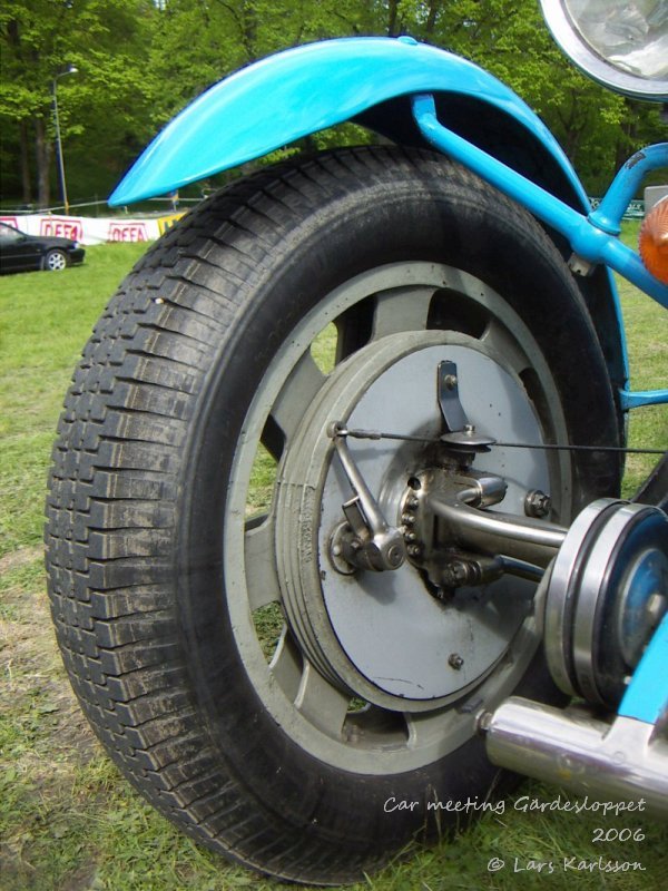 Bugatti, mechanical drum brakes, 1930s