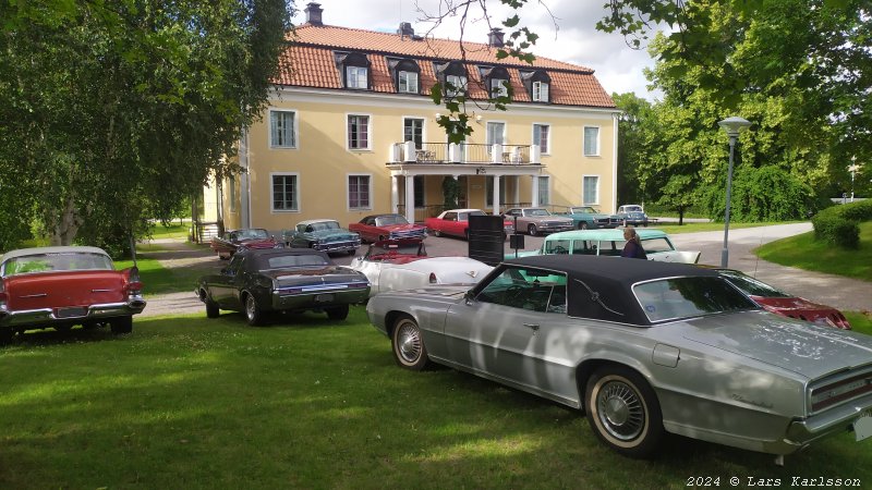 Car meeting at Hagaberg Café Södertälje, Sweden, 2024