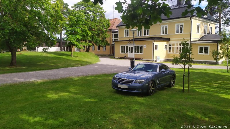 Car meeting at Hagaberg Café Södertälje, Sweden, 2024