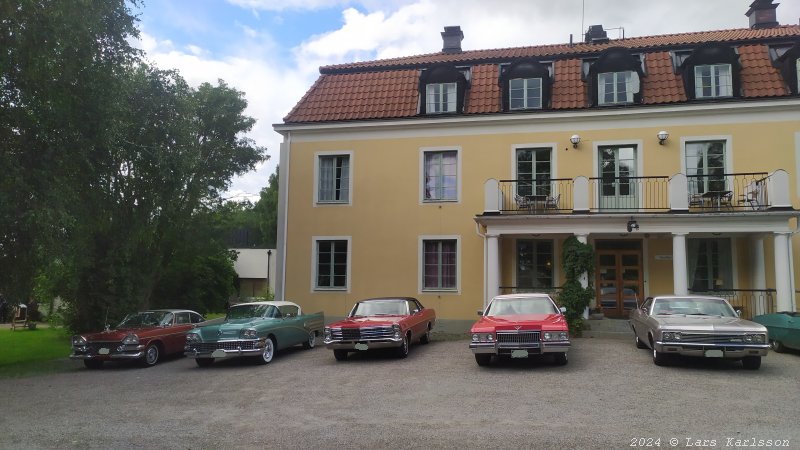 Car meeting at Hagaberg Café Södertälje, Sweden, 2024