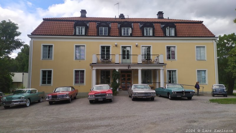 Car meeting at Hagaberg Café Södertälje, Sweden, 2024