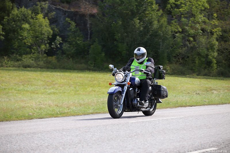 Motorcycle tour around the lake Mälaren in Sweden, Mälaren runt, 2024