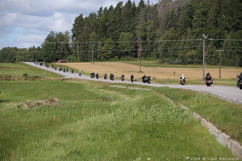 Motorcycle tour around the lake Mälaren in Sweden, Mälaren runt, 2024