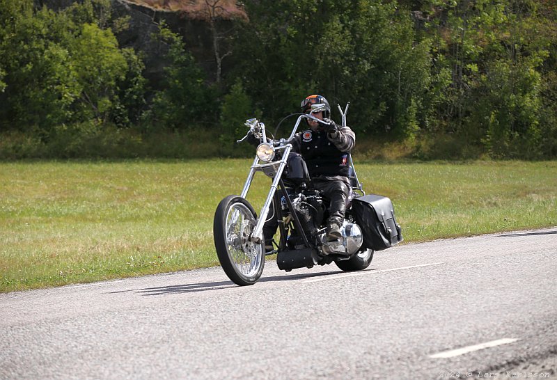 Motorcycle tour around the lake Mälaren in Sweden, Mälaren runt, 2024